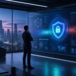 Salle de controle futuriste