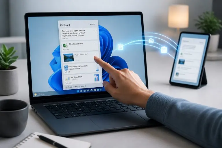 Synchronisation du presse papiers entre appareils
