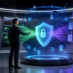 Cybersecurite bouclier numerique interactif