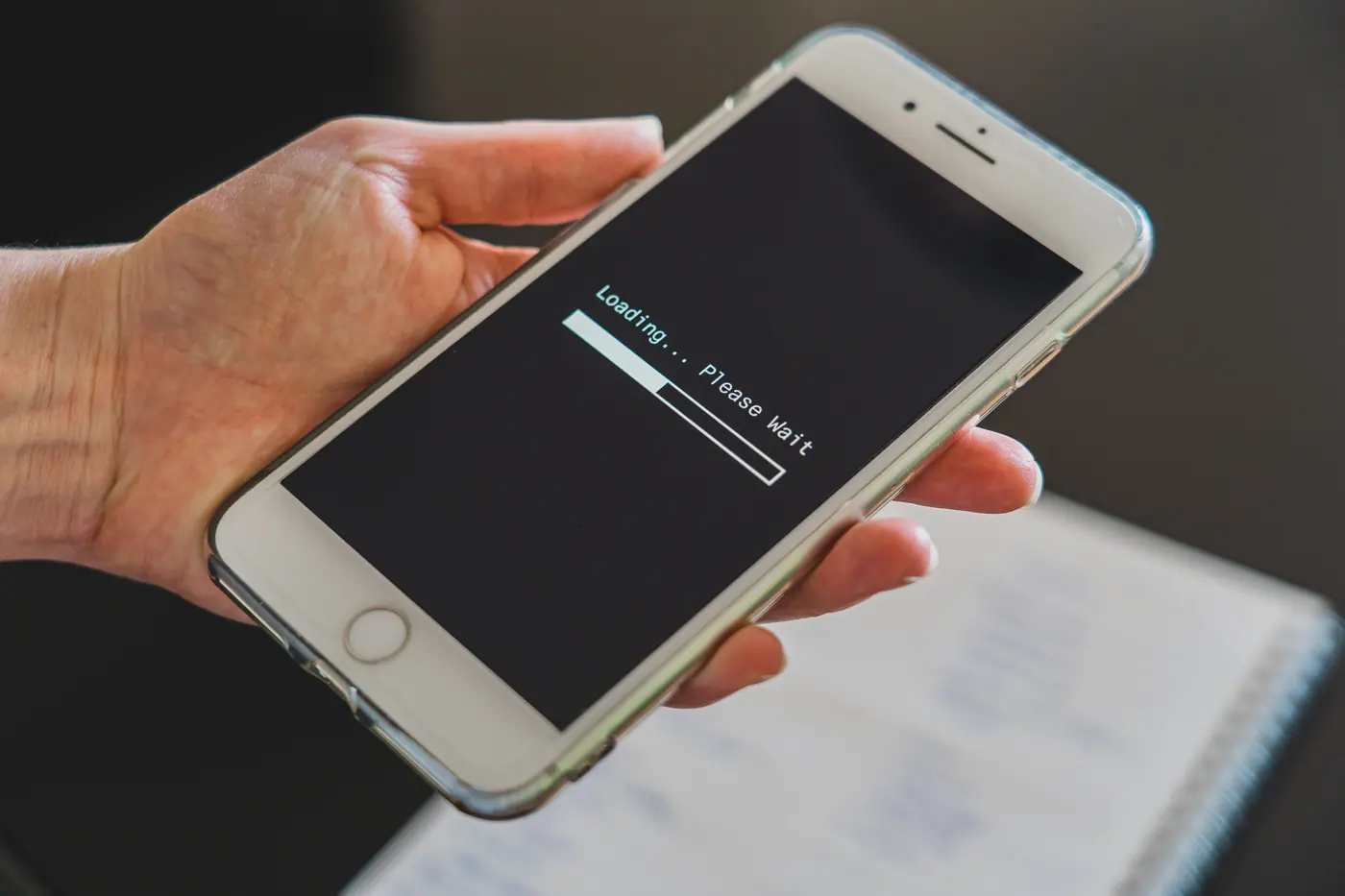 Réglages wifi sur un téléphone